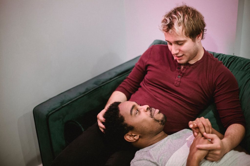 When a partner is diagnosed with HIV the relationship often changes